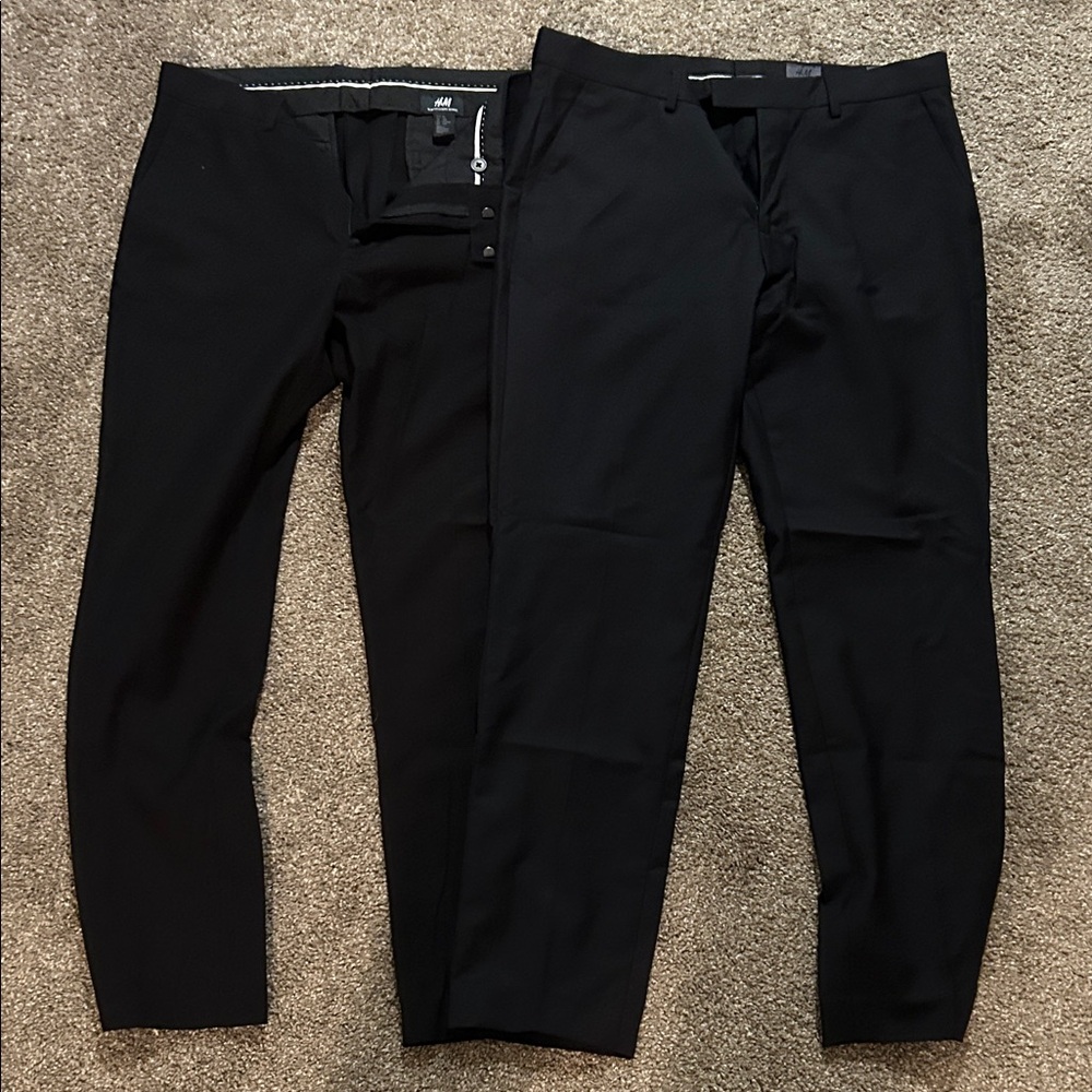 H&M Classic Black Trousers